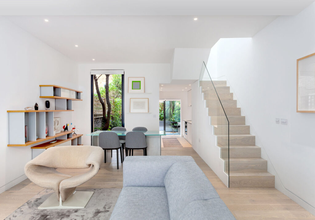 Bespoke residential interior designed by architects